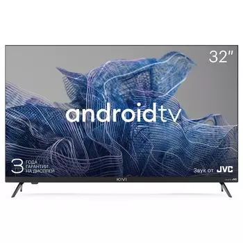 Телевизор LED Kivi 32" 32H750NB черный HD 60Hz DVB-T2 DVB-C USB WiFi Smart TV