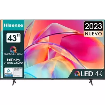 Телевизор QLED Hisense 43" 43E7KQ Frameless черный 4K Ultra HD 60Hz DVB-T DVB-T2 DVB-C DVB- 102953