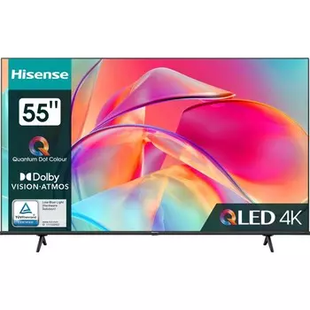 Телевизор QLED Hisense 55" 55E7KQ черный 4K Ultra HD 60Hz DVB-T DVB-T2 DVB-C DVB-S DVB-S2 U 102953