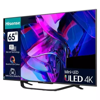 Телевизор QLED Hisense 65" 65U7KQ черный/черный 4K Ultra HD 120Hz DVB-T DVB-T2 DVB-C DVB-S 1033933