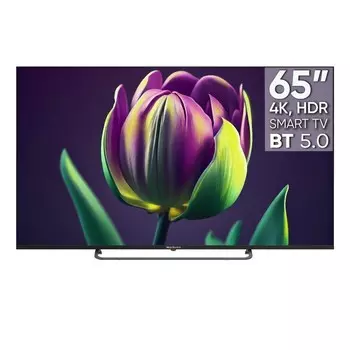Телевизор Topdevice TDTV65CS06UBK, 65", 38402160, DVB-/T2/C/S2, HDMI3, USB2, Smart TV, чёрный