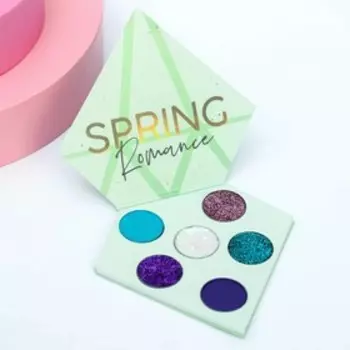 УЦЕНКА Тени для глаз "Hello, spring!", 6 потрясающих оттенков
