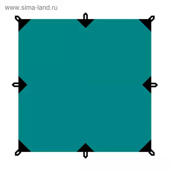 Тент серия Camping, 3 x 5 м, цвет зелёный