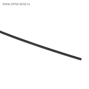 Термоусадочная трубка REXANT, 1.0/0.5 мм, 1 м, черная