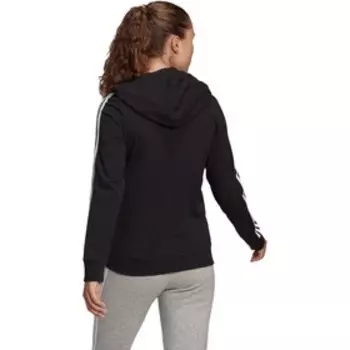 Толстовка Adidas W Essentials 3-Stripes Full-Zip Hoodie, размер 40-42 (GL0798)