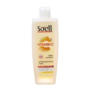 Тоник для лица Soell Professional антиоксидантный, 200 мл