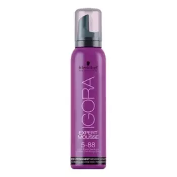 Тонирующий мусс Igora Expert Mousse, тон 5-88, светлый коричневый красный экстра, 100 мл