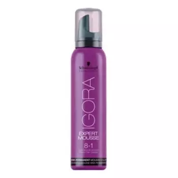 Тонирующий мусс Igora Expert Mousse, тон 8-1, светлый русый сандрэ, 100 мл