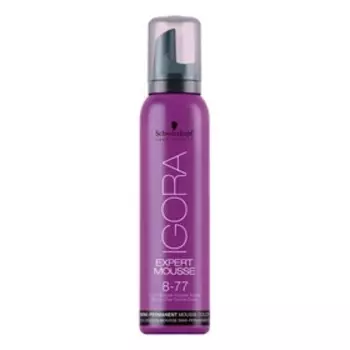Тонирующий мусс Igora Expert Mousse, тон 8-77, светлый русый медный экстра, 100 мл