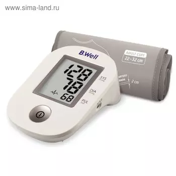 Тонометр B.Well PRO-33, автоматический, манжета 22-32 см, 4хААА, без адаптера