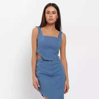 Топ женский джинсовый MIST: Denim р.42, синий