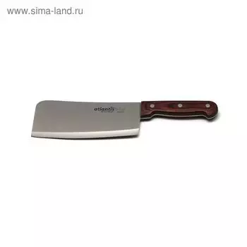Топорик для мяса Atlantis, цвет хромированный, 17 см