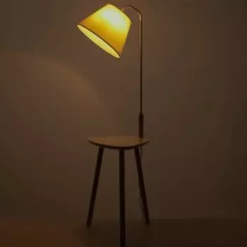 Торшер 16441/1 Е27 40Вт белый 28х28х140 см