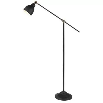 Торшер BRACCIO, 1x60Вт E27, цвет чёрный