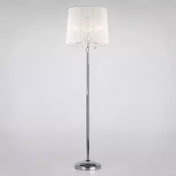 Торшер Eurosvet Allata 2045/3F, E14, 3х40Вт, 430х430х1550 мм, цвет хром