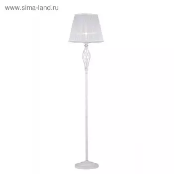 Торшер Maytoni ARM247-11-G, 1хE14, 40Вт, 38х38х165 см, цвет белый с золотом