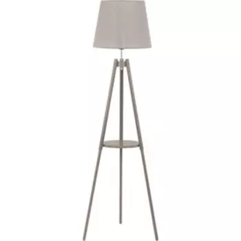 Торшер lozano 1x60Вт Е27 серый, хром 40x40x148см