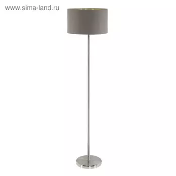 Торшер MASERLO 1x60Вт E27, никель 38x38x151 см