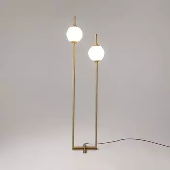 Торшер Maytoni Z020FL-L12BS3K, LED, 12Вт, 44х18х150 см, 750Лм, цвет латунь