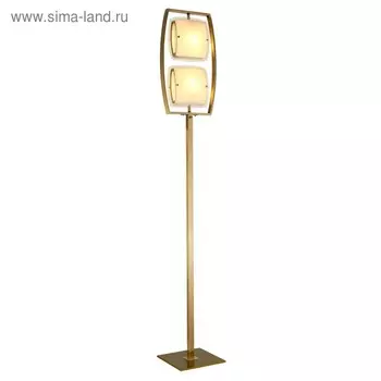 Торшер "Прима" 2x75Вт E27 бронза 106x36x11см