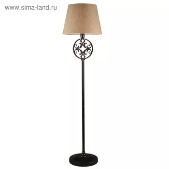 Торшер Rustika 1x40W E27 коричневый 40x40x170см