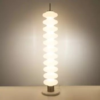Торшер "Шеррер" LED 64Вт 3000-6000К хром 30х30х153см