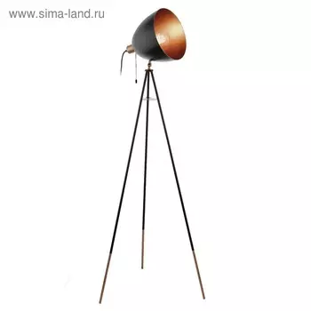 Торшер СHESTER 1x60Вт E27, чёрный 60x60x135,5 см