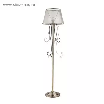 Торшер Simone 1x40W E14 бронза 38x38x153,9см