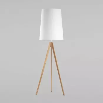 Торшер TK Lighting Walz 5047, E27, 1х60Вт, 550х550х1770 мм, цвет светлое дерево, хром