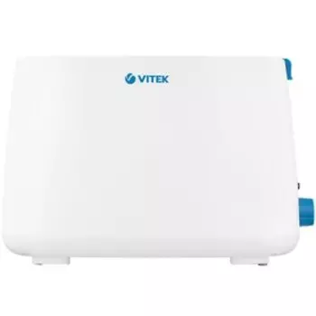 Тостер Vitek VT-1577, 750 Вт, 7 режимов, 2 тоста, бело-синий