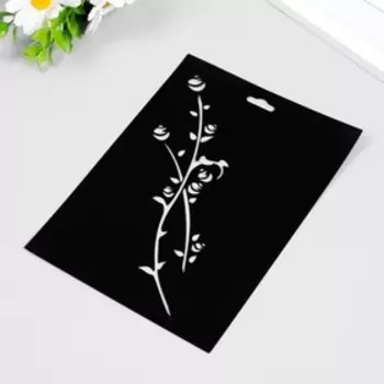 Трафарет "Веточка сакуры" 14,5х20см