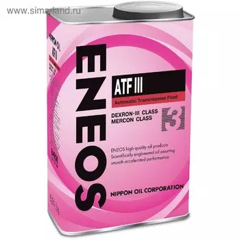 Масло трансмиссионное ENEOS ATF DEXRON-II, минеральное, 1 л