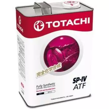 Масло трансмиссионное Totachi ATF SP-IV, синтетическое, 4 л