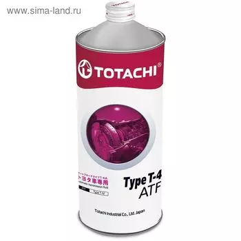Масло трансмиссионное Totachi ATF Type T-IV, синтетическое, 1 л
