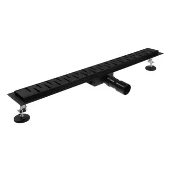 Трап TIM BAD-468002BK, 70800 мм, гидро+сухая защита от запаха, черный матовый