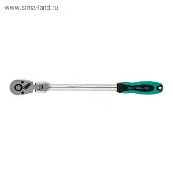 Трещотка Stels 14045, 3/8", 72 зубца, шарнирная, с быстрым сбросом