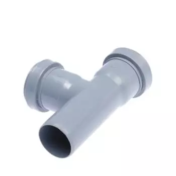 Тройник канализационный FLEXTRON, внутренний, d=40 мм, 90°