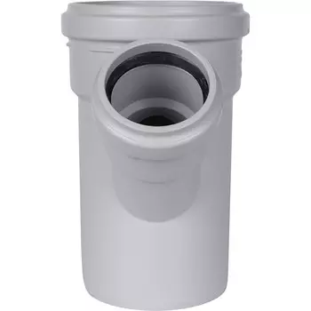 Тройник канализационный STOUT SKB-0015-115845, 110 х 58 мм, 45°, бесшумный