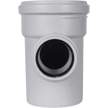 Тройник канализационный STOUT SKB-0016-111187, 110 х 58 мм, 87.5°, бесшумный