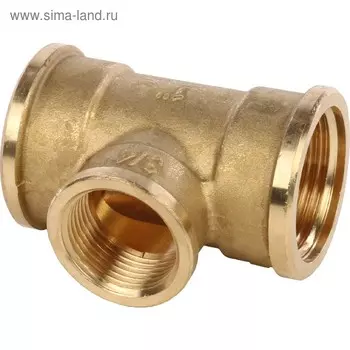 Тройник переходной STOUT SFT-0021-001341, 1"х3/4"х1", внутренняя/внутренняя/внутренняя