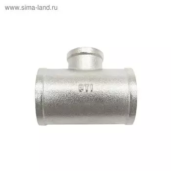 Тройник STI, 3/4"x1/2"x3/4", внутренний, никелированная латунь