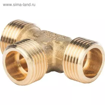 Тройник STOUT SFT-0017-121212, 1/2"х1/2"х1/2", наружная/наружная/наружная
