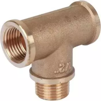Тройник STOUT SFT-0064-121212, 1/2" x 1/2" x 1/2", внутренняя/наружная/внутренняя резьба