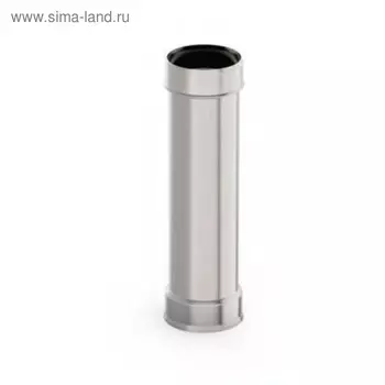 Труба для дымохода «УМК», 1.0 м, d=160 ммнержавеющая сталь 1.0 мм