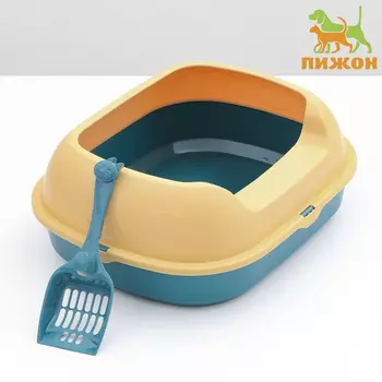 Туалет с бортом 463818 см, голубой
