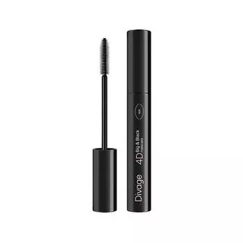 Тушь для ресниц Divage 4D big&amp;black, тон черный