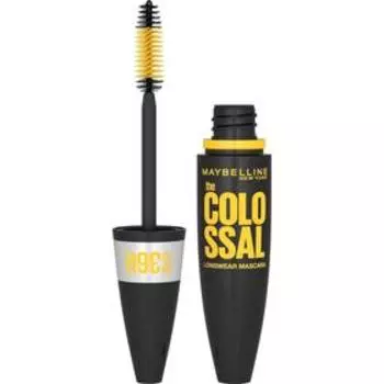 Тушь для ресниц Maybelline Volum`Express Colossal, 100% объем и стойкость, тон черный, 10 мл