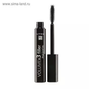 Тушь для ресниц Vitex Volume х3 filler Многократный объем, 9г