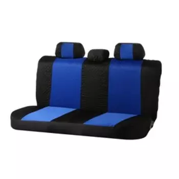 УЦЕНКА Авточехлы TORSO Premium универсальные, 9 предметов, чёрно-синий AV-36