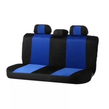 УЦЕНКА Авточехлы TORSO Premium универсальные, 9 предметов, чёрно-синий AV-4